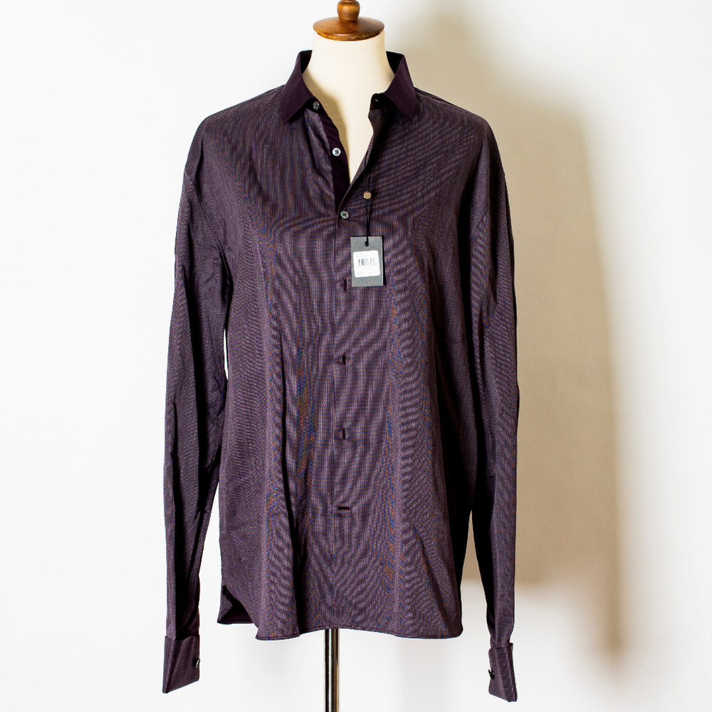 John Varvatos purple dress shirt
